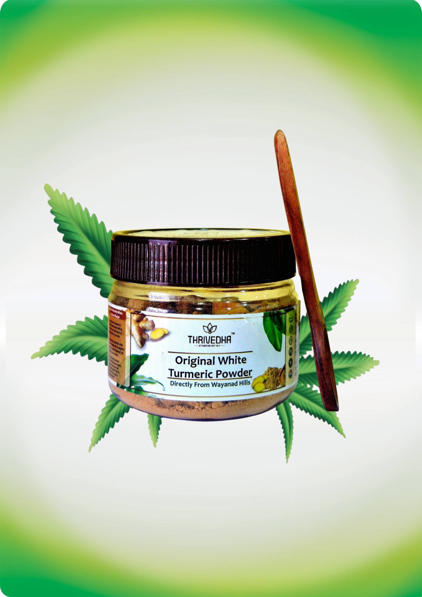 Original white turmeric powder