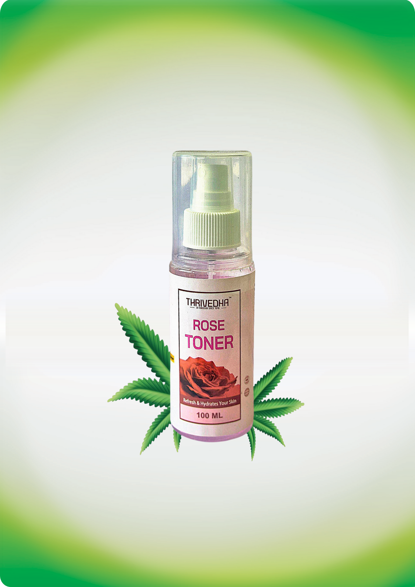 ROSEWATER TONER(SPRAY BOTTLE)