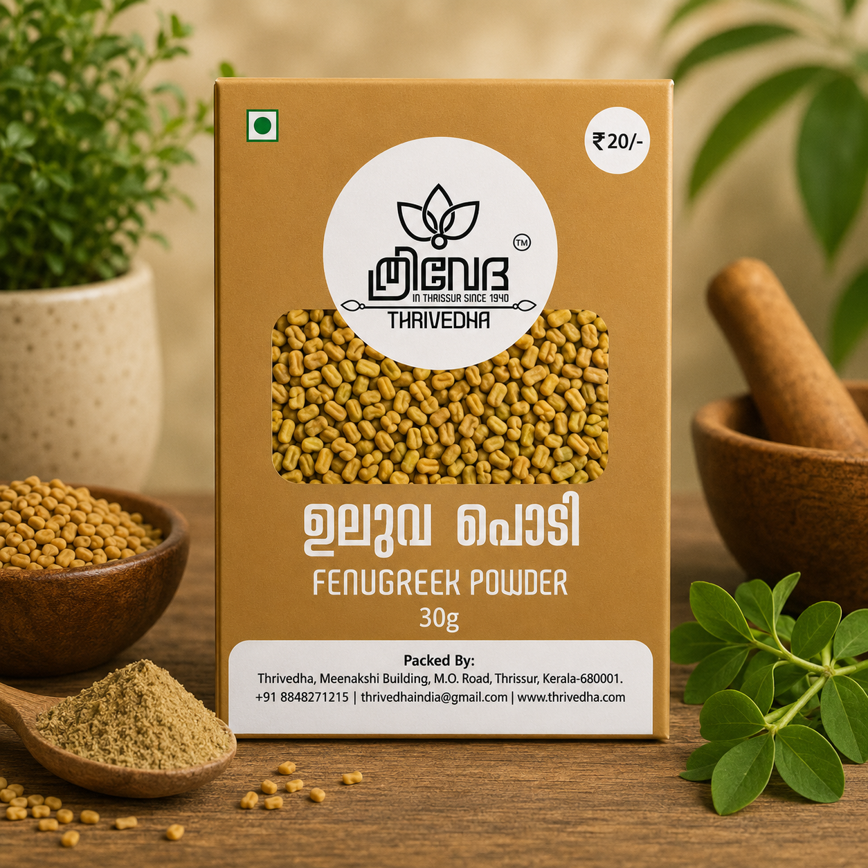 Fenugreek Powder - Uluva Podi