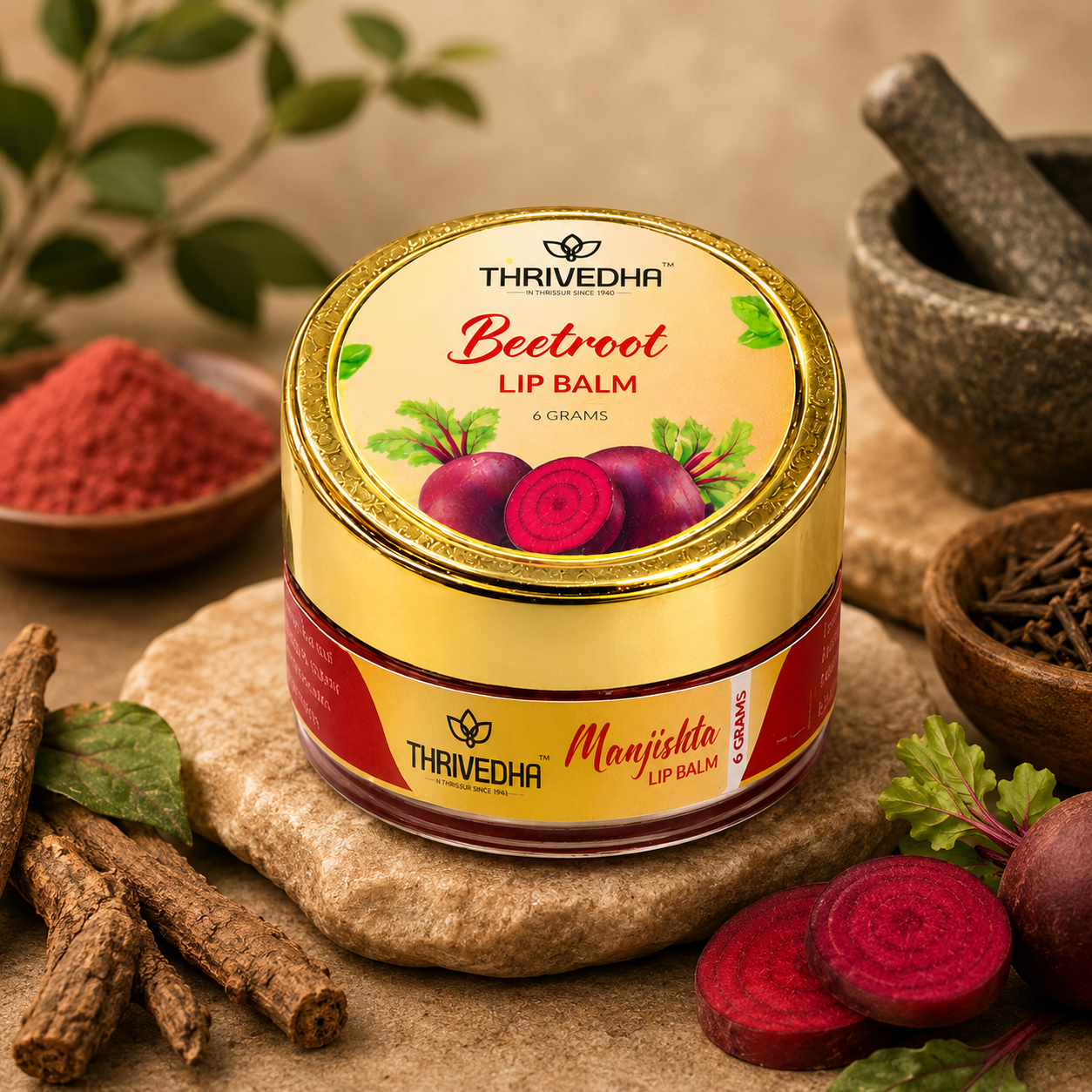 Beetroot Lip Balm
