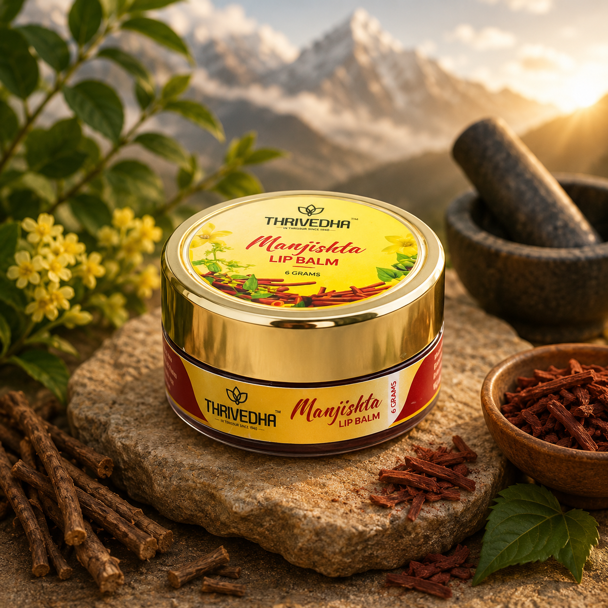 Manjishta Lip Balm