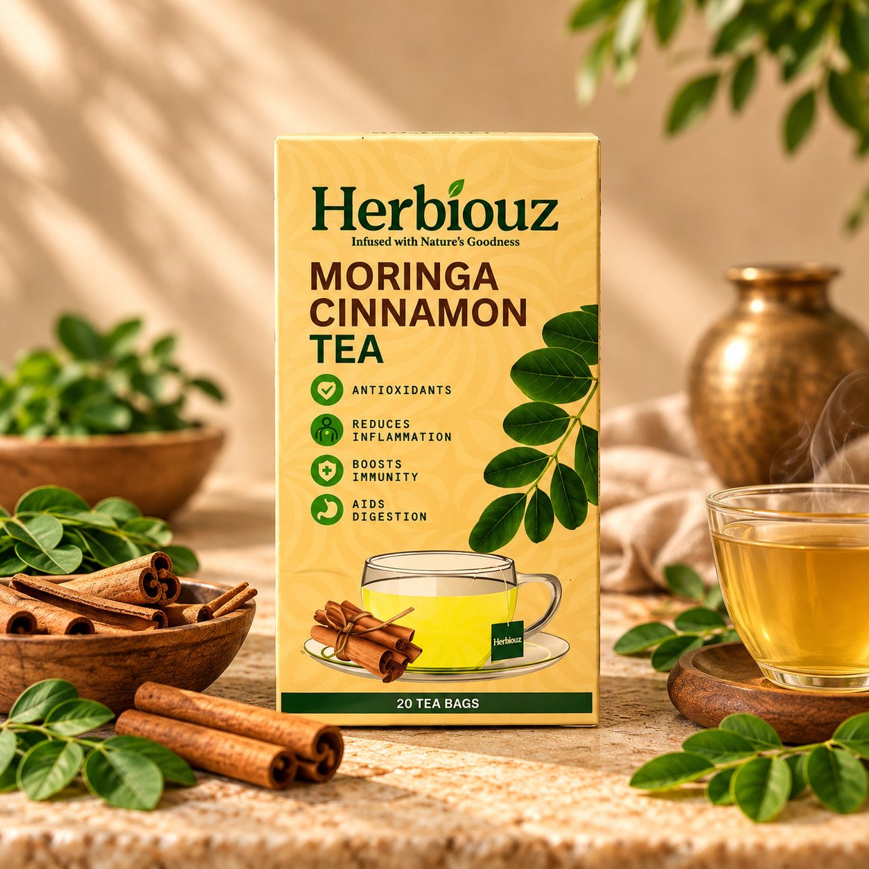 Moringa Cinnamon Tea