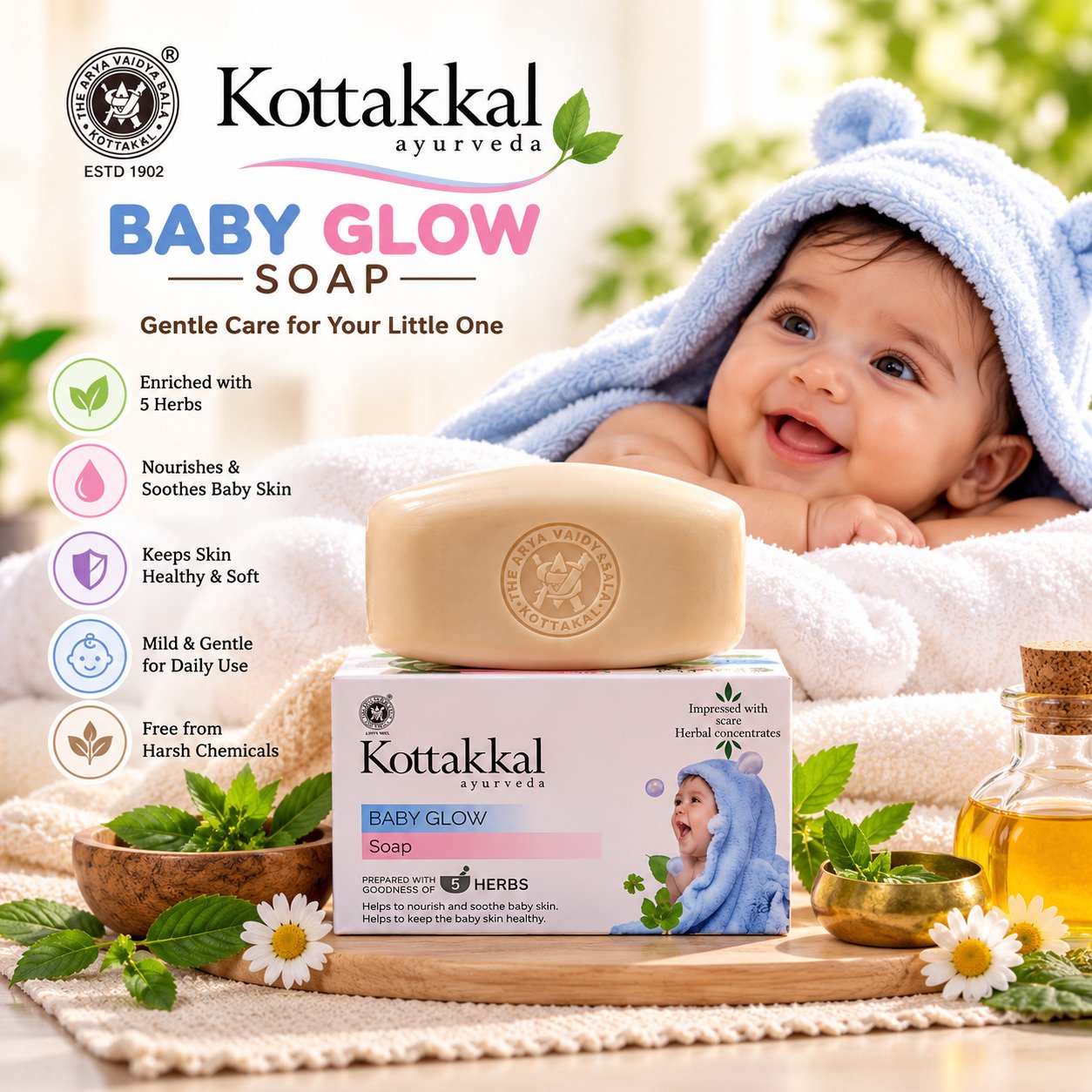 Kottakkal Ayurveda Baby Glow Soap